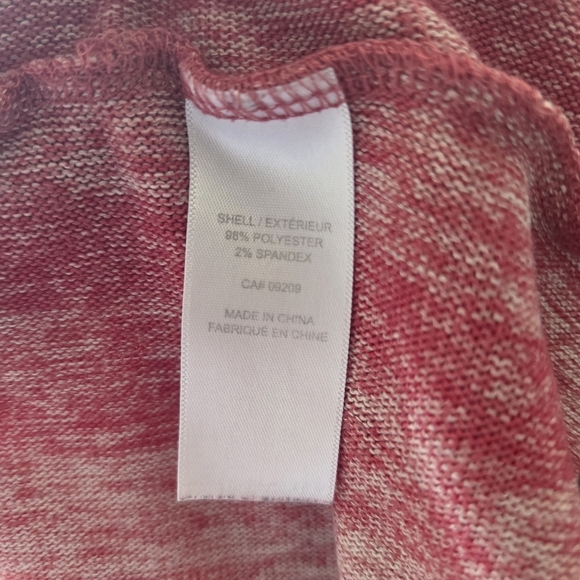 Cleo Pink  Cowl Neck Sweater with Cozy Knit Texture Size XL - Picture 5 of 6